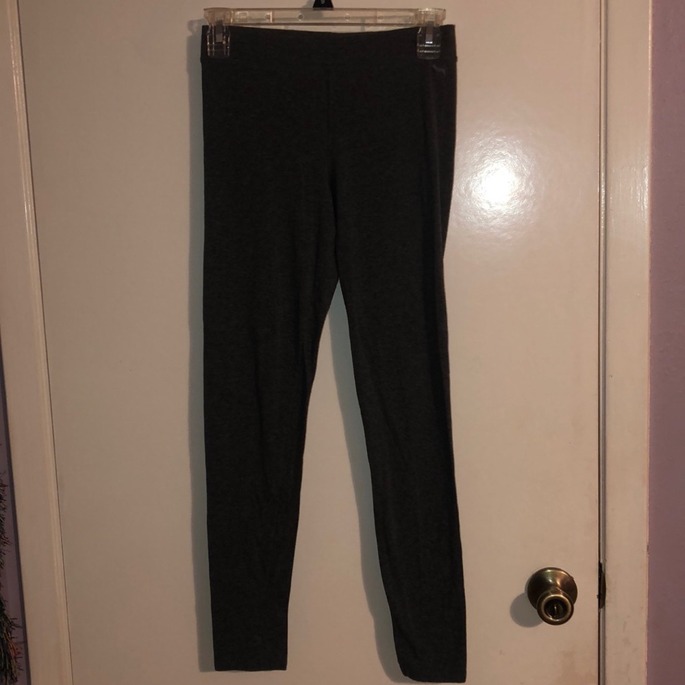 Victoria Secret PINK leggings- dark gray